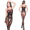 Сексуальная одежда Прозрачные сетчатые чулки с вырезами Комбинезон-сетка Облегающий открытый фасон Изысканный жаккард