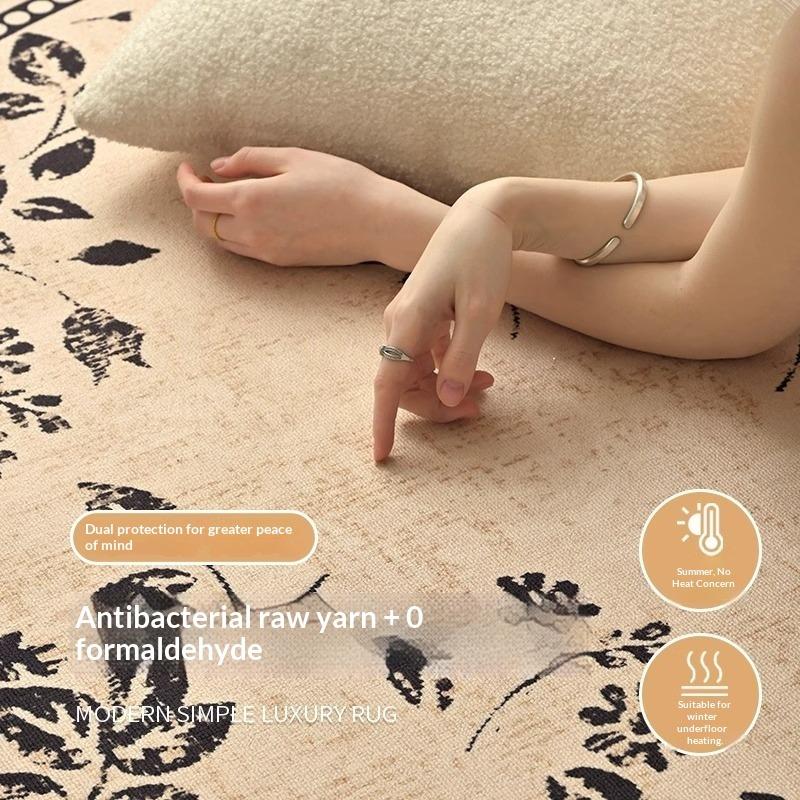 Круглый ковер Гостиная Высококлассный Французский Антикварный Стиль Спальня Прикроватный Плед Гардеробная Раздевалка Коврик для пола