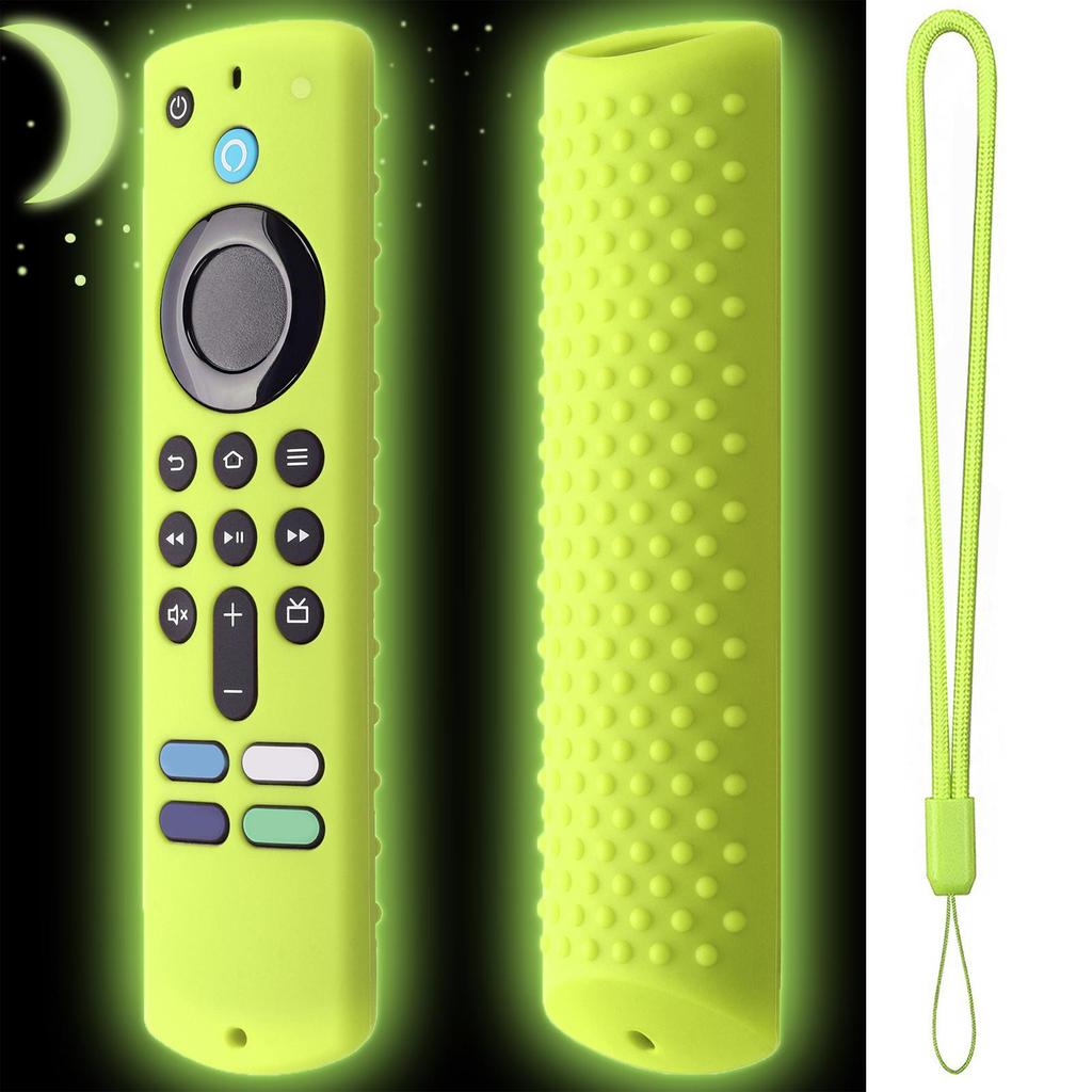 Для абсолютно нового пульта дистанционного управления Amazon Fire TV Stick 4K Силиконовый чехол Защита от падений Пыленепроницаемый Ударопрочный Силиконовый чехол Защита от падений