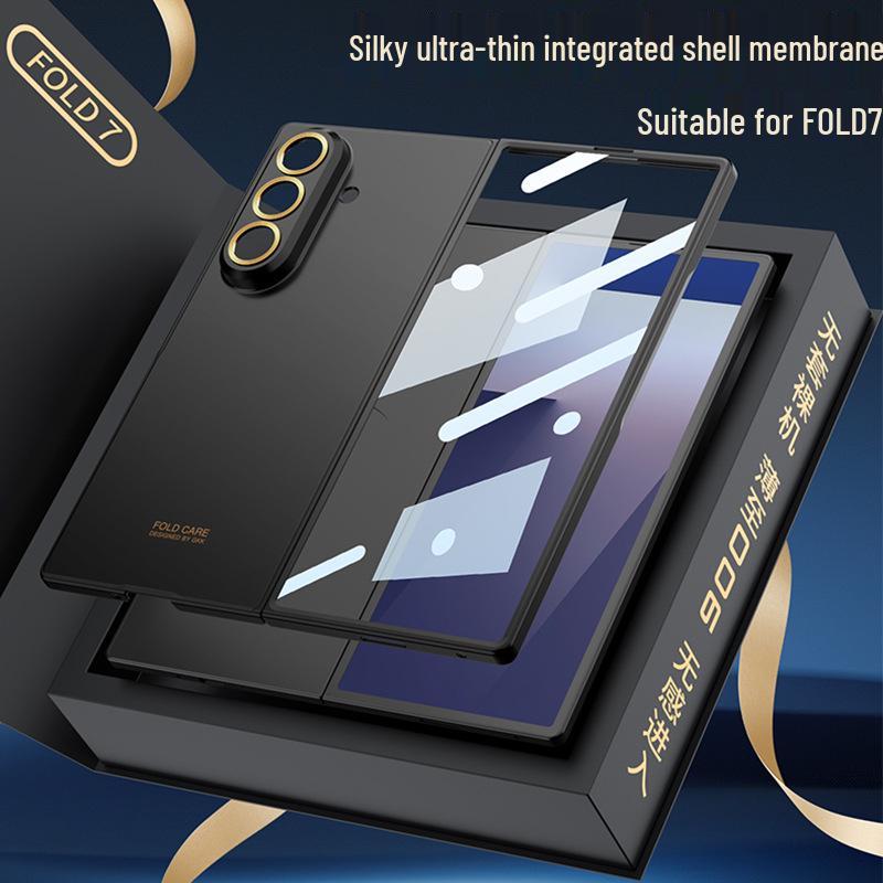 Samsung Z Fold 7 Ультратонкий Жесткий Защитный Чехол со Встроенной Пленкой