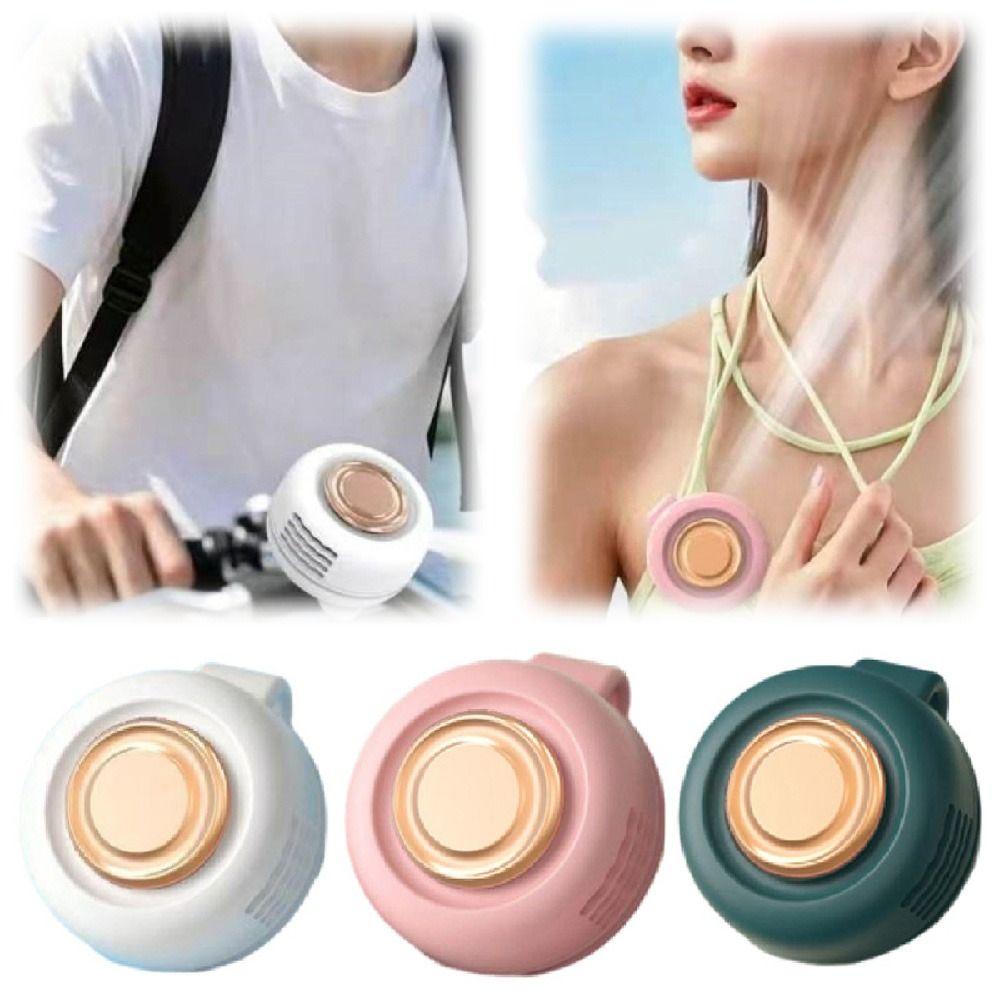 Mute Personal Cooling Clip Fan Bladeless Handheld Air Cooler Hanging Waist Fan Construction Site