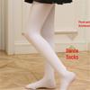 Children's Plush Velvet Dance Tights: High-Elastic, White Pantyhose for Autumn/Winter, New Year's Performance.