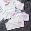 4PC Girls Teenage Underwear Children Cotton Training Bra Kids Teens Puberty Crop Top 8-14 Years