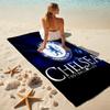1pc C-Chelsea Beach Towel, Comfortable and Thick, and Swimming/Bath/Picnic/Camping Towel, Suitable for Seaside Beaches