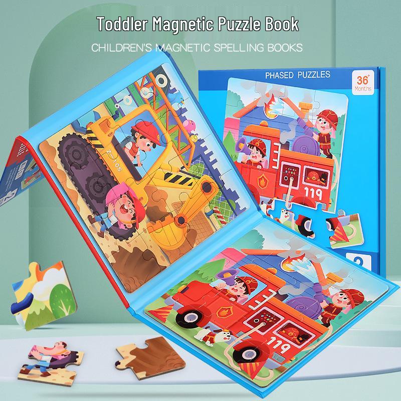 Magnetic Puzzle Set - Educational Toy for Children Aged 2-6