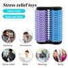 Spiky Roller Fidget Toy Anxiety Stress Relief Kids Teens Adults Handheld Bumpy Rolling Massage Stick Portable Double-Rows Roller Sensory Toy