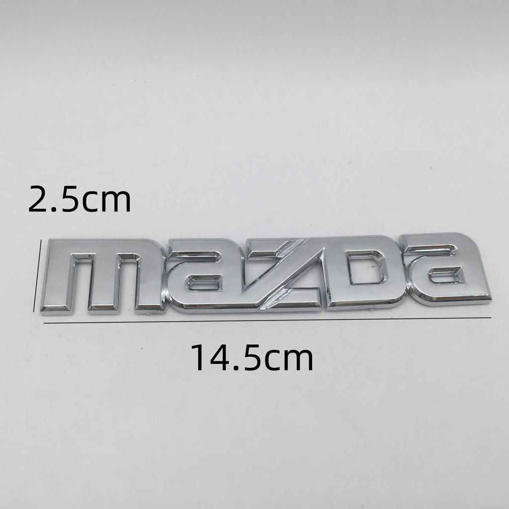 Car 1pcs 3D ABS for Mazda 2 3 6 car Letter Emblem Rear tail trunk Decals badge sticker Decal styling auto Accessories h2