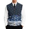 Men's V-Neck Sleeveless Knit Cardigan Vest
