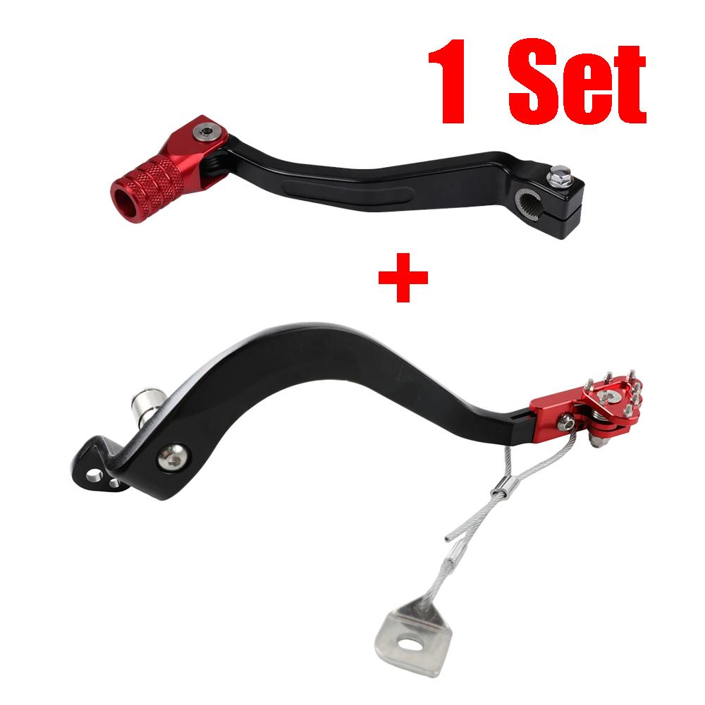 For Honda CRF300L CRF300 Rally CRF 300 L 2021 - 2025 2024 Motorcycle Forged Rear Foot Brake Pedal Lever Gear Shift Lever Shifter