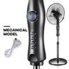 60W 16 Inch Floor Stand Fan Mechanical / Remote Control Air Cooler Cooling Household Floor Standing Fan Air Conditioner  43×130cm