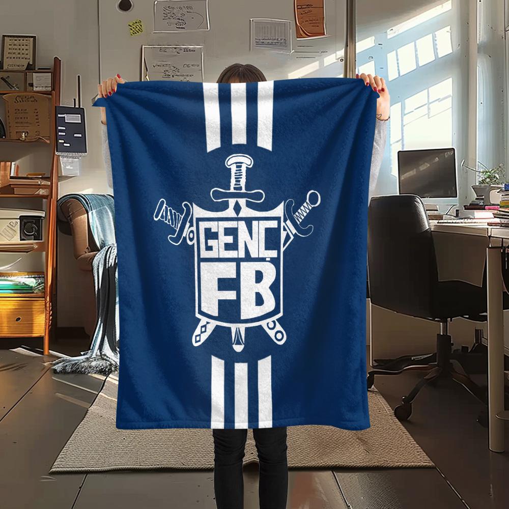 Fenerbahçe Youth Print Flannel Blanket, High quality Comfortable for All Seasons, Home Decor, Warmth and Comfort