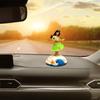 Hawaiian Girl Dashboard Bobblehead Dancing Toy Solar Powered Car Decoration for