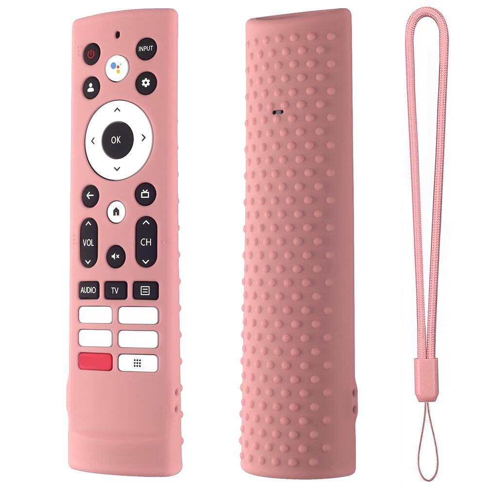 Силиконовый противоскользящий чехол для пульта дистанционного управления с отстегивающимся ремешком для телевизора Hisense Voice Remote ERF3V90H
