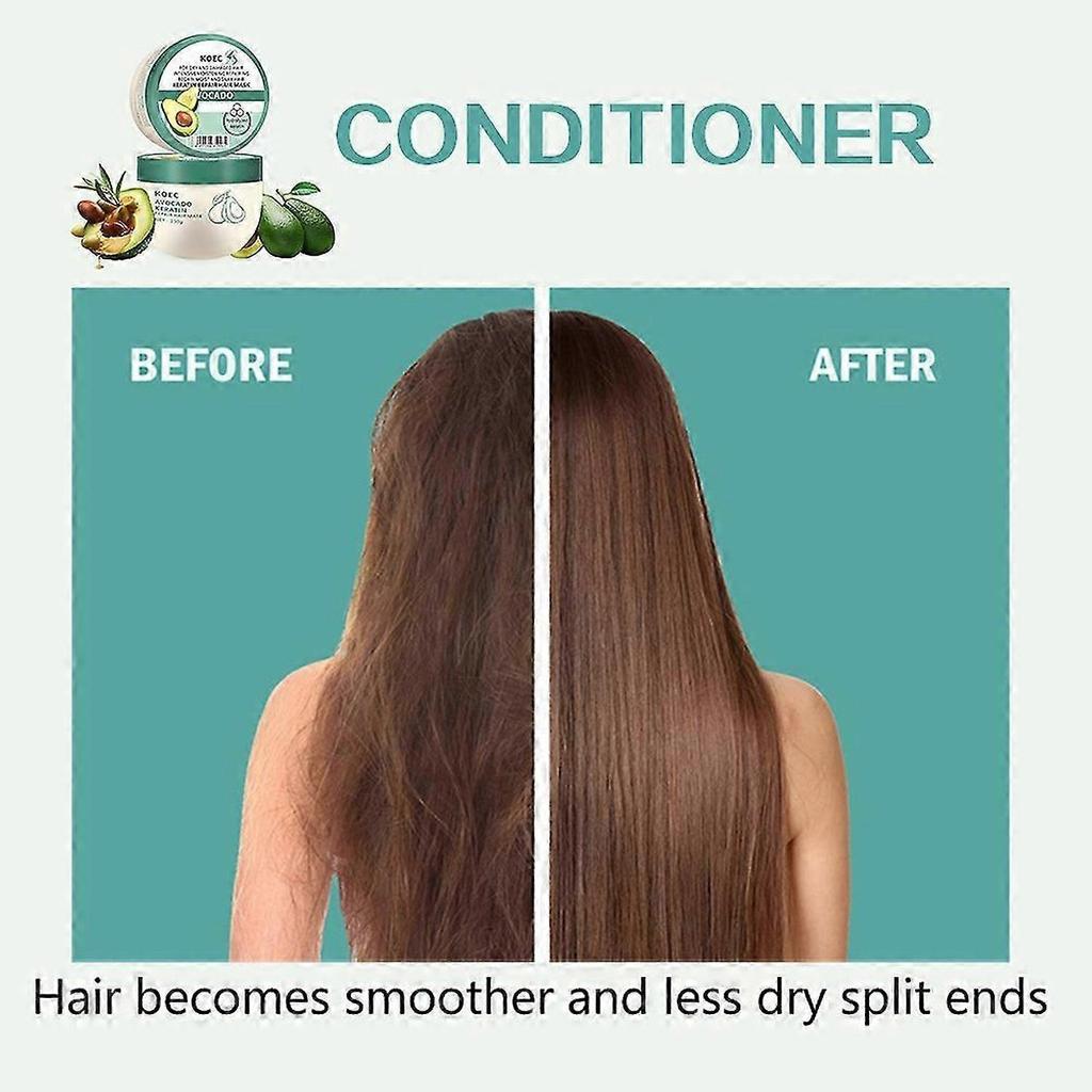 Avocado Keratins Repair Hair Mask Hair Protein Repair Avocado Hair Mask for Men Women