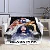 Idol Blanket Blackpink Group Pink 3d Digital Print Flannel Supplies Blanket