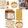 Halloween Party Bingo Game With Call Sheets And Sticker Pack For Kid And Family Events