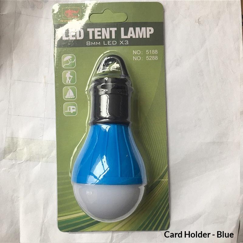 1Pcs Outdoor Camping Hiking Fishing Lighting Hurricane Protected Portable LED Emergency Light With Clip Hook