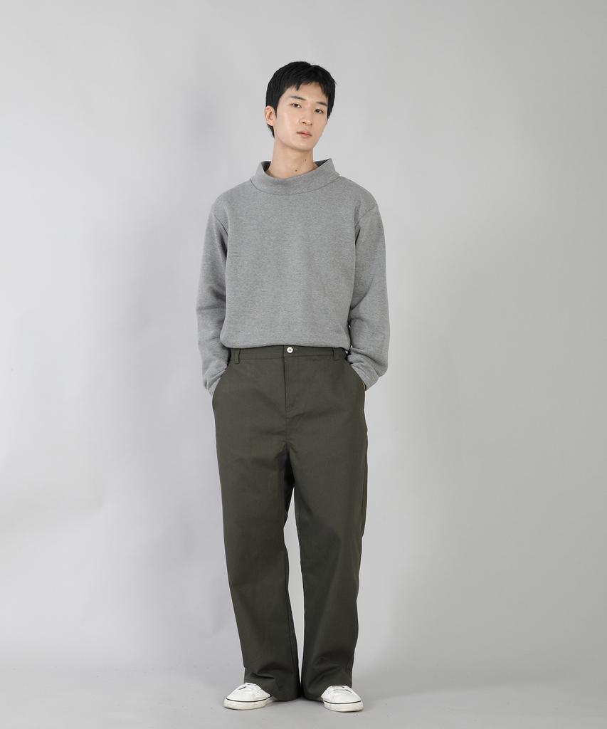 Seinteukeulu Брюки с широкими пуговицами Ex Wide Button Pants Ewb-377 Хаки
