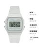 Casio Черно-белая пара водонепроницаемые маленькие квадратные кварцевые часы с ремешком из смолы, одинаковый стиль для мужчин и женщин, черный циферблат F-91WM-7A&F-91WS-7OS