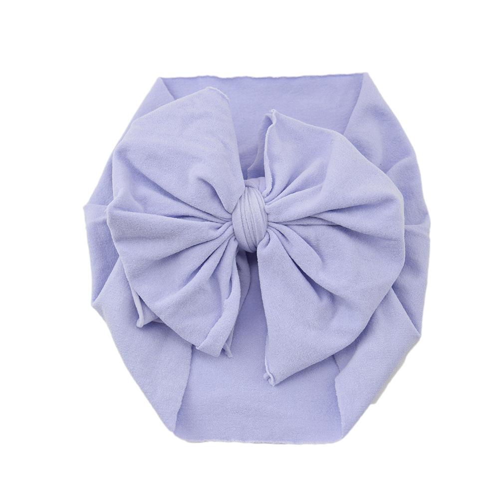 Детские аксессуары для волос, нейлоновая детская повязка на голову с большим бантом, супер мягкая широкая повязка на голову, детские чулки, повязка на голову