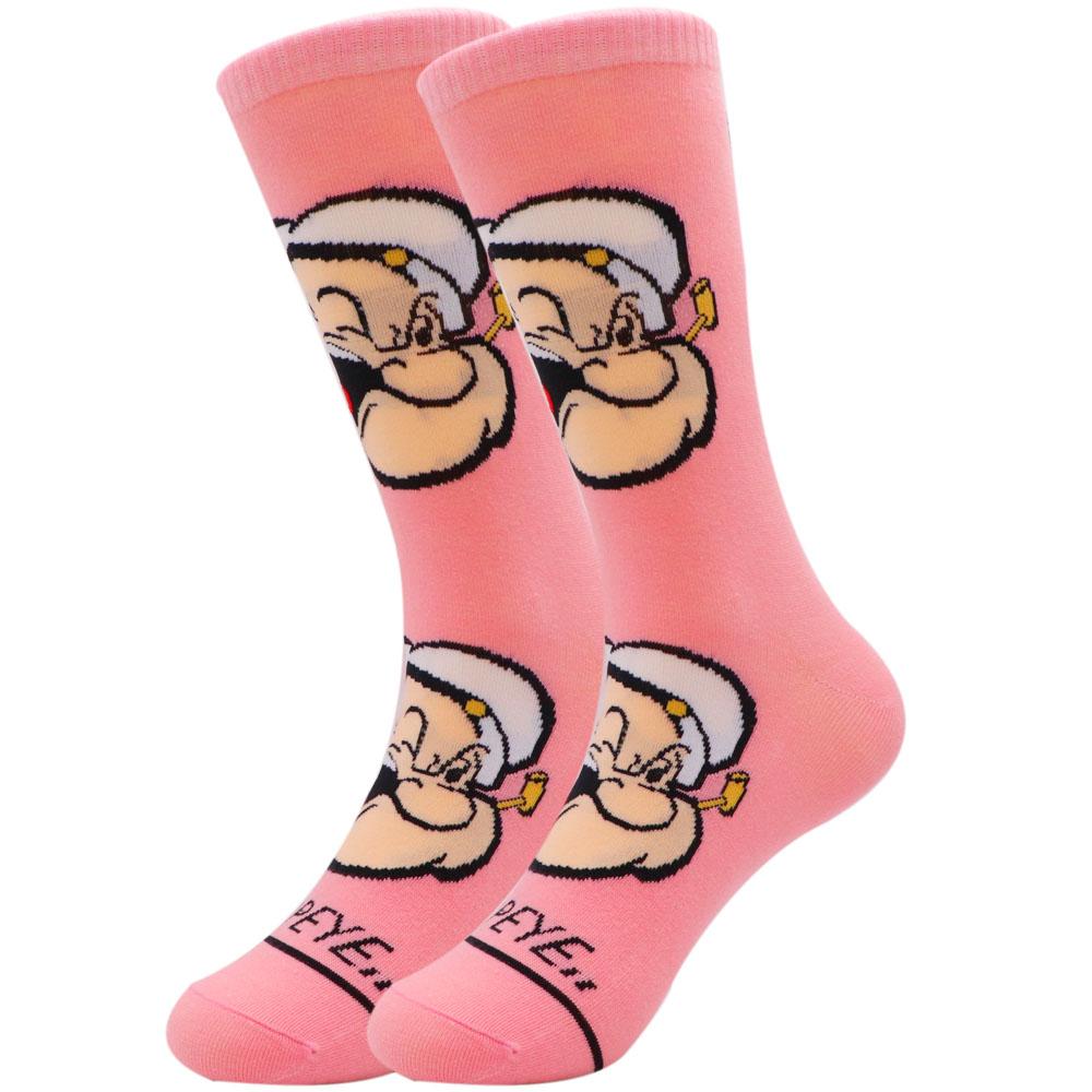 High Quality Custom Calcetines Socken Comic Character Cotton Funky Funny Cartoon Women Socks