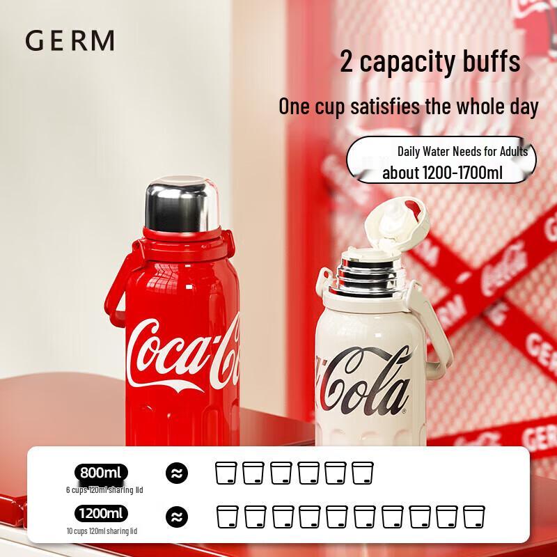 Germ Coca-Cola Rhythm Insulated Water Bottle