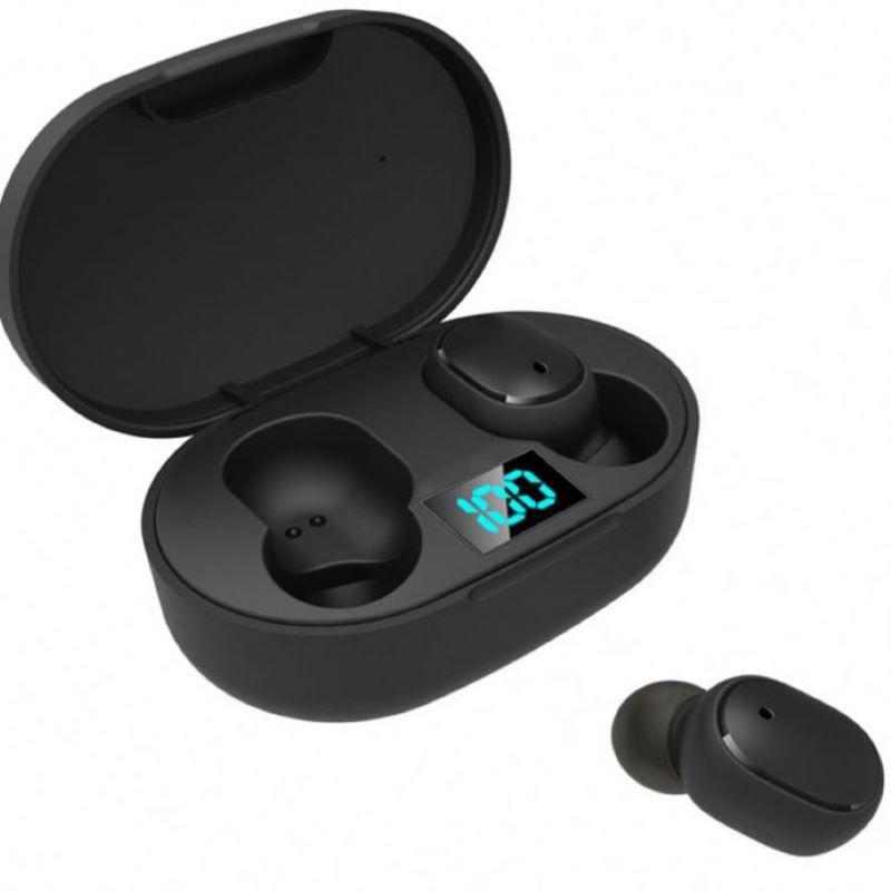 Беспроводные наушники E6S TWS Bluetooth 5.0 со светодиодным дисплеем, шумоподавлением, HIFI, спортивные, гарнитура с микрофоном для смартфона