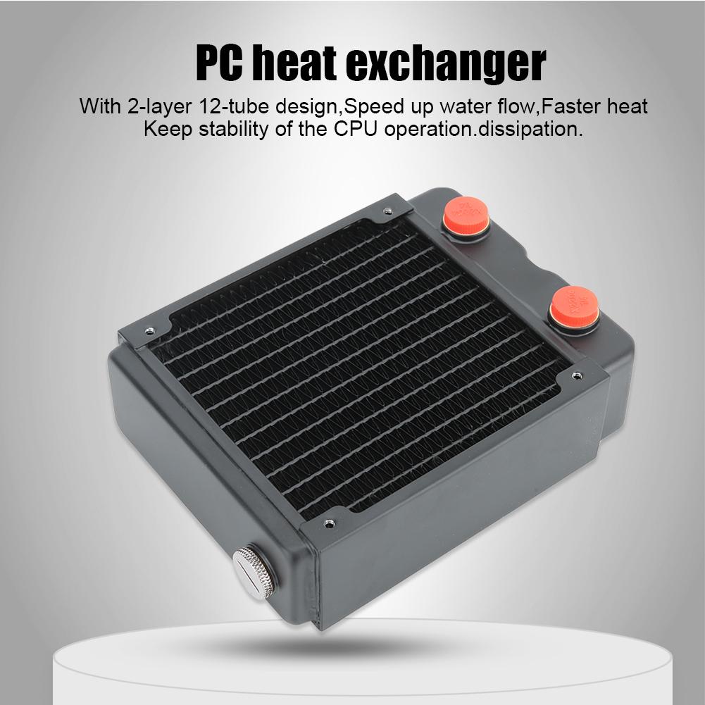 2 Layer Water Cooling Heat Dissipating Copper Heat Sink 120mm for Computer Accessory