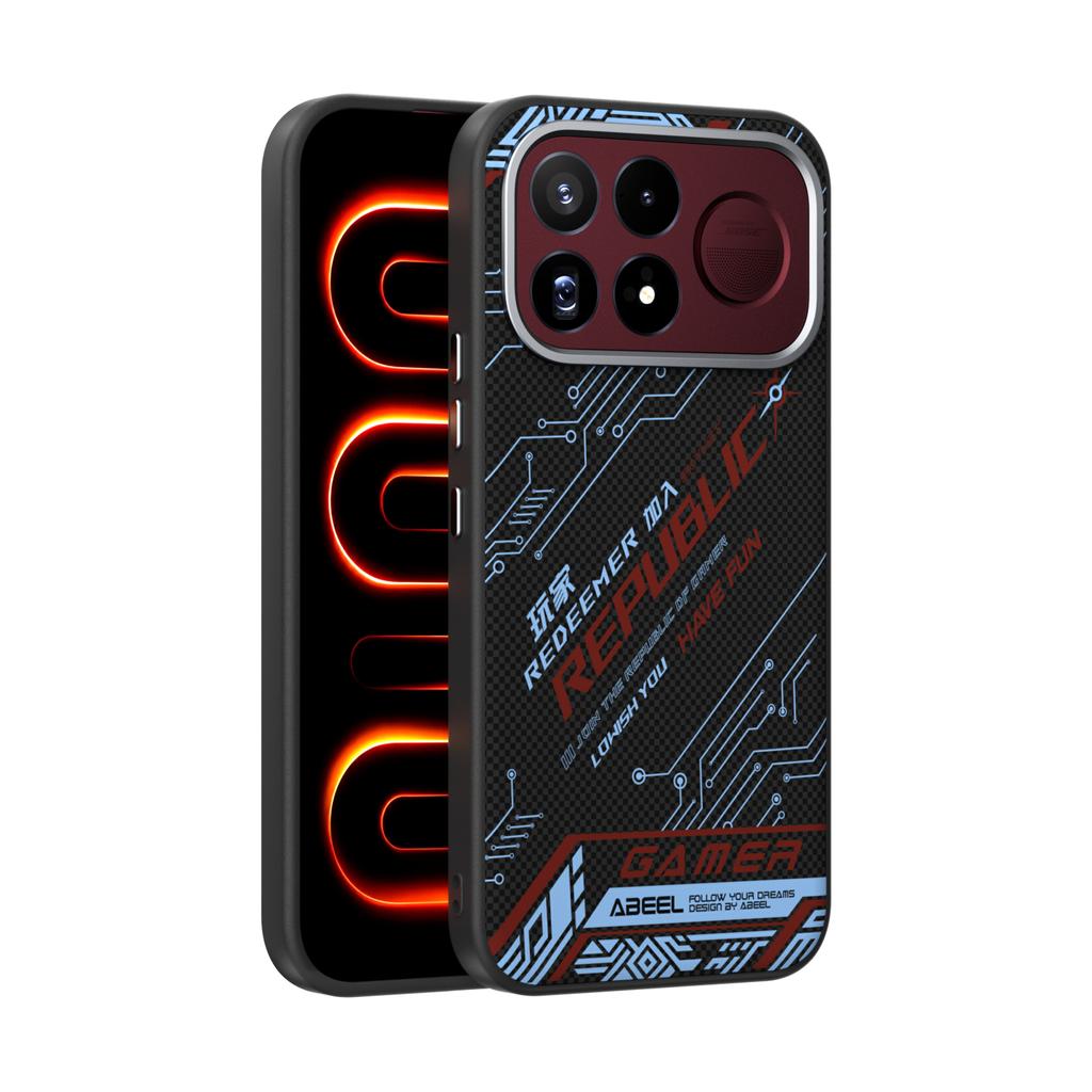 Магнитный чехол для телефона с текстурой кевлара и карбона для Xiaomi Poco F9 Ultra F8 Pro K100 Pro MAX, жесткий, ударопрочный, защитный от царапин