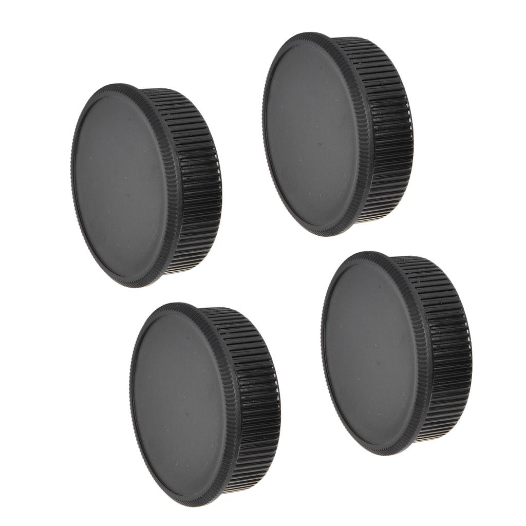 4 Pair Camera Rear Lens Cap Cover and Body Cap Set for M42 Screw Mount Camera Accessories