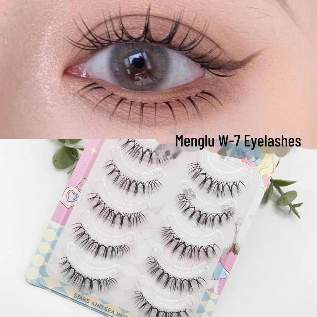 Густые накладные ресницы Menglu Sunflower — естественный, небрежный стиль для европейских и американских невест