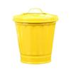 Iron Desktop Trash Can Mini Wastebasket Flowerpot Waste Bin  Bedroom