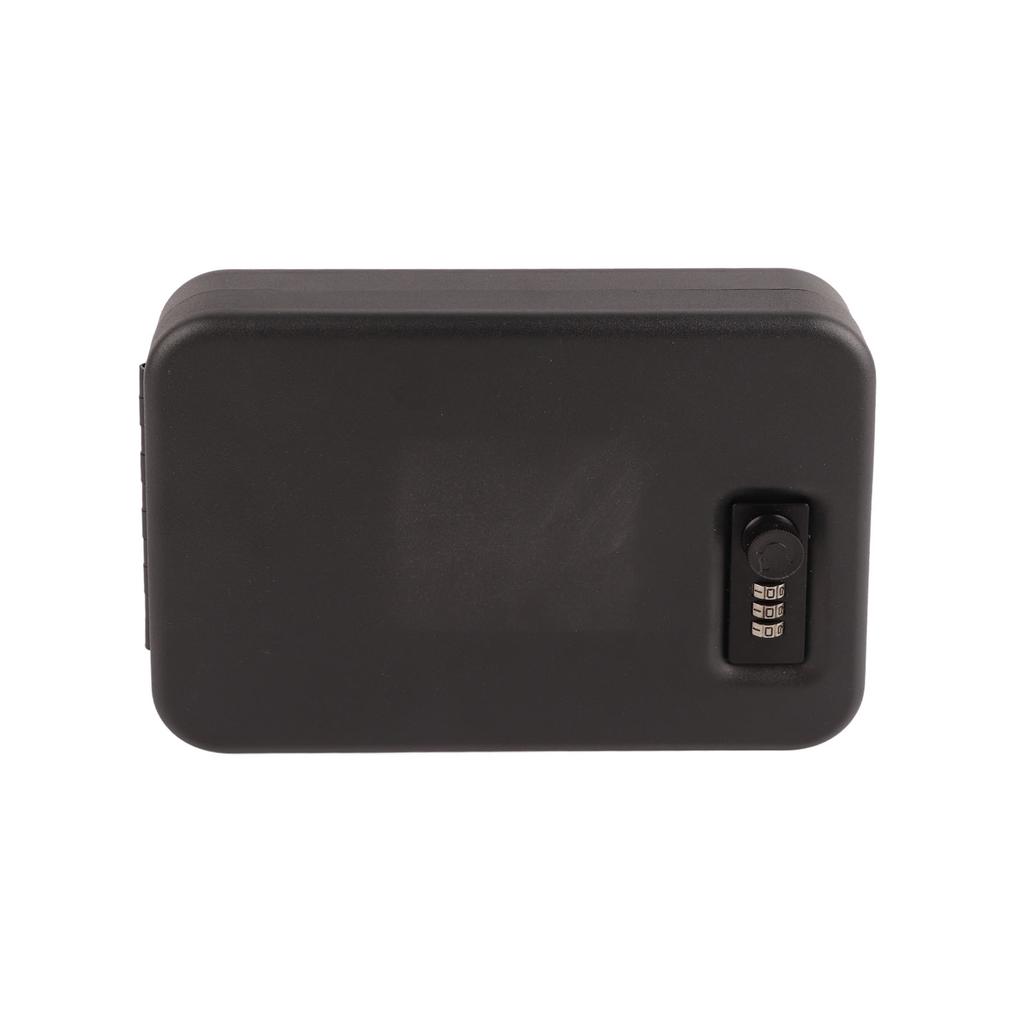 Портативный автомобильный сейф большой вместимости, защита от кражи, ящик для хранения ювелирных изделий и наличных денег с кодовым замком, черный