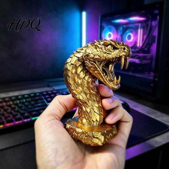 Игрушки для снятия стресса 3D-печатная фигурка змеи Реалистичная скульптура змеи Воображаемая игра