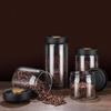 Coffee Can Manual Vacuum Moisture-proof Storage Jar Kitchen High Borosilicate Glass Tea Jar Coffee Bean Storage Sealed Jar