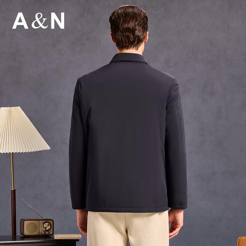 Antonio Men's Business Classic Removable Liner 90% Goose Down Jacket