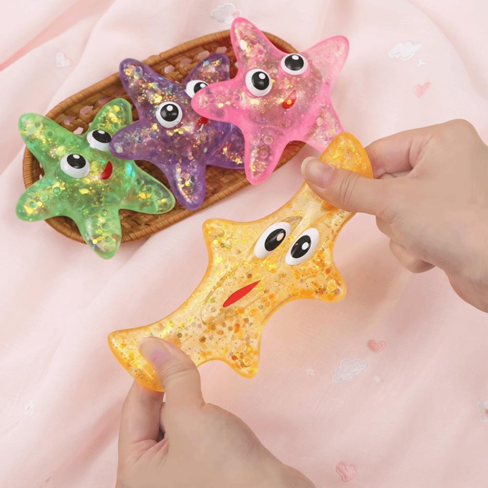 Slow Rebound Starfish Squeeze Toy Color Change Starfish Slow Rebound Toy Boys Girls