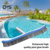 Pool Brush Head Stainless Steel Wire Pool Brush with Curved Ends for Corners Swimming Pool Brushes for Tiles Steps Floors