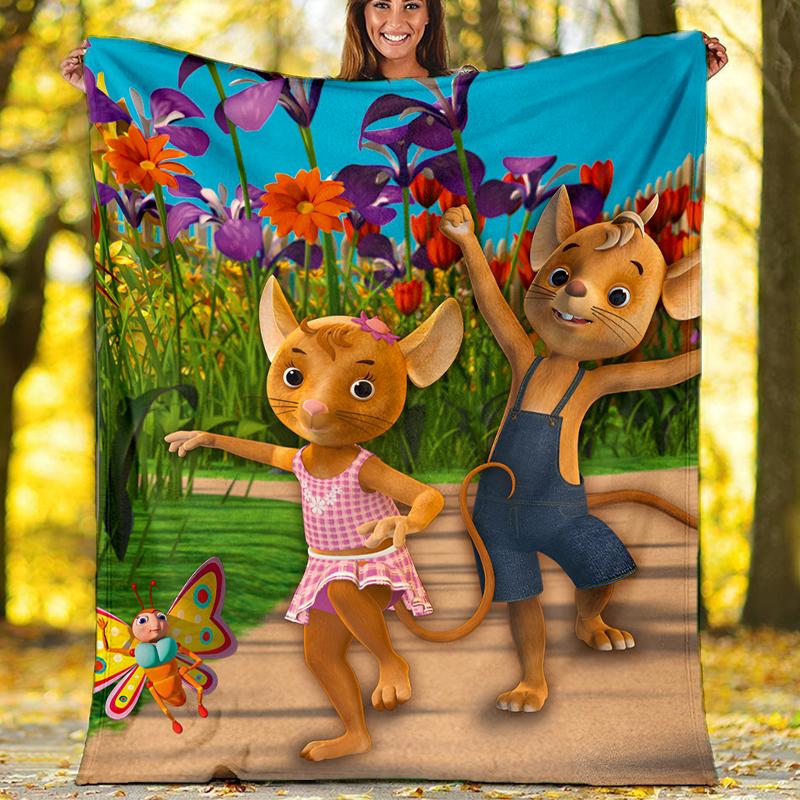 Dragon Theme Printed Blanket Perfect For Couch Bed Travel Outdoor Use Machine Washable Cozy Durable