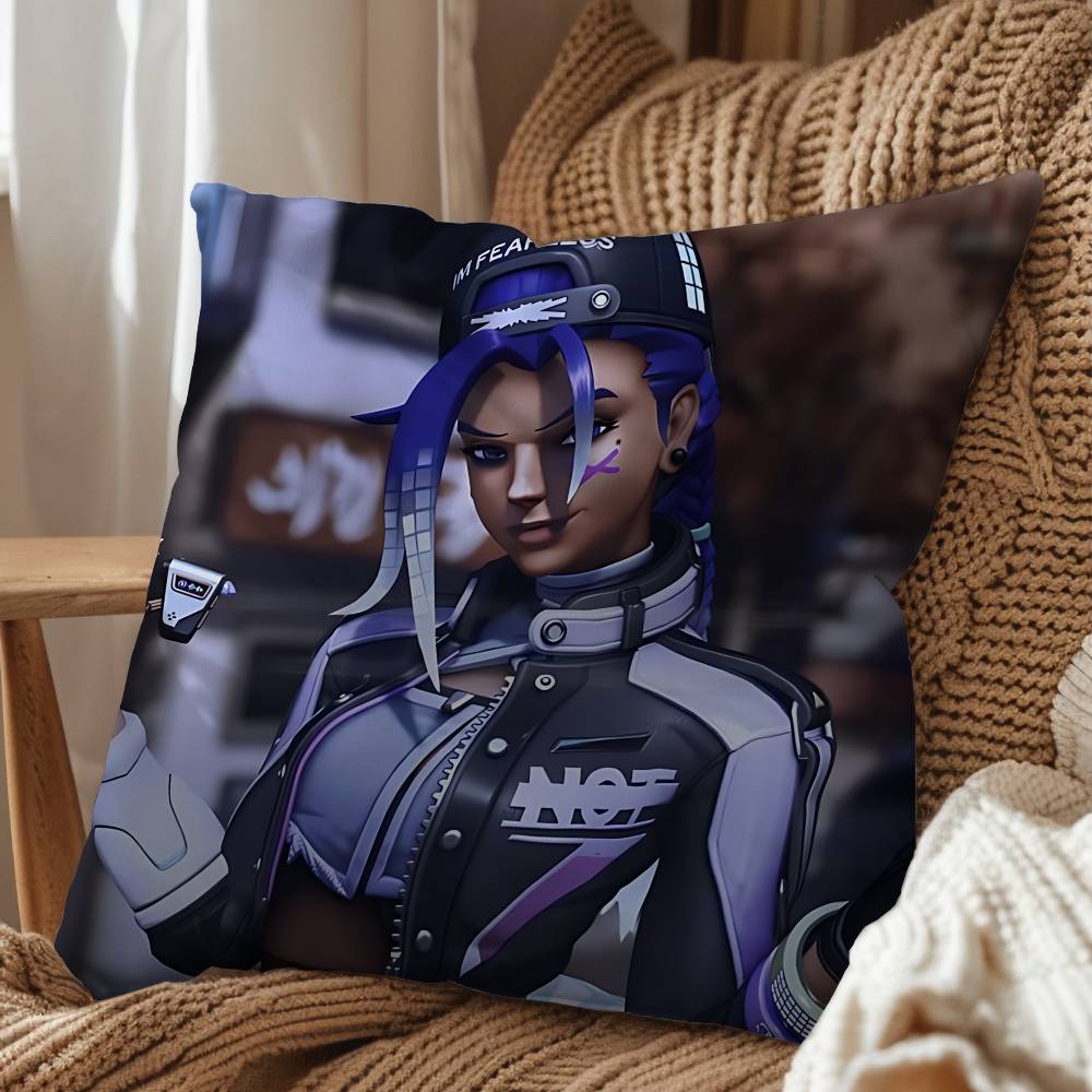Игра Jetpack Cat Sombra Overwatch Наволочка Офисные Подушки Подходят Для Дивана Машины Спальни Декоративная Наволочка
