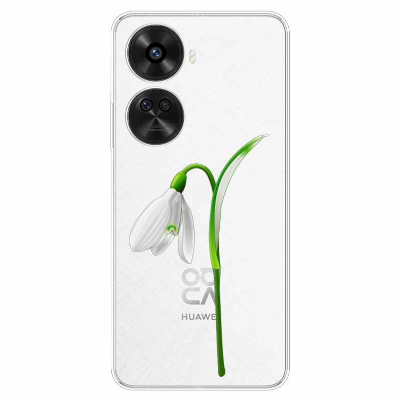 Чехол для Huawei Nova 12 SE, чехол для телефона в стиле Soft Girl, противоударный чехол для Huawei Nova 12SE, BNE-LX1, прозрачный силикон TPU