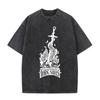 Washed Vintage Game Dark Souls Prepare To Die Graphic Tshirt Men Women s Gothic Rock Tshirts Mens Punk Oversized T Shirts