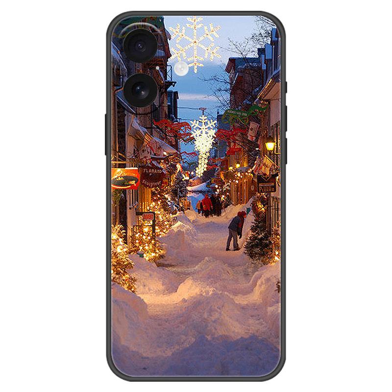 Для IPhone 17 Pro Max 17Air Чехол Рождественский Расписной Funda Мягкий ТПУ Силиконовый Чехол для Телефона Для IPhone Air 17 17Pro 17ProMax Чехол Etui