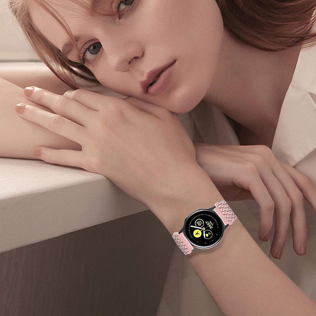 20 мм 22 мм ремешок Для Samsung Galaxy Watch 5/pro/4/classic/3/Active 2 44 45 мм Gear S3 Эластичный нейлоновый петлевой ремешок Huawei GT 2 2e pro 3