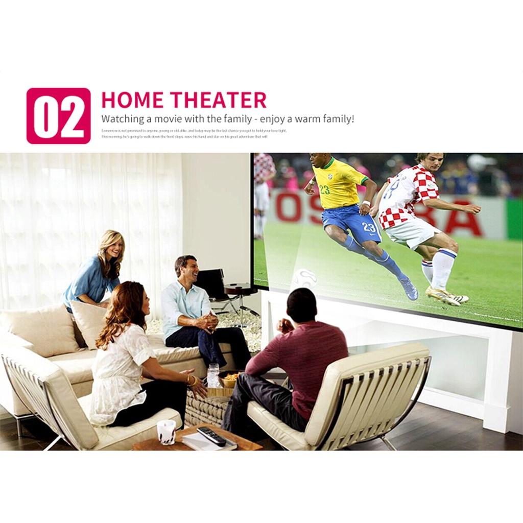 30000 часов 1080P HD LED Портативный проектор 320x240 Разрешение Мультимедийный Домашний кинотеатр Кинопроектор Видеотеатр