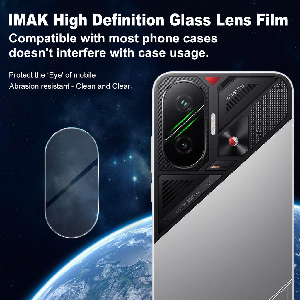 For POCO F7 5G Glass IMAK High Definition Integrated Thin Glass Lens Film