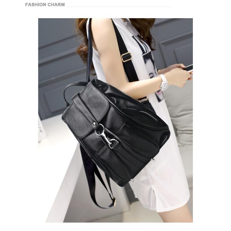 Женская сумка из коровьей кожи, повседневный рюкзак, модный рюкзак из мягкой кожи, большая женская сумка из натуральной кожи