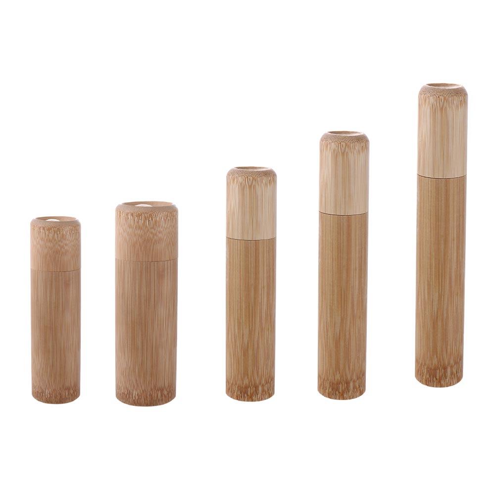 Портативный держатель для специй ручной работы, бамбуковая бутылка, чайная банка, контейнер для хранения, органайзер