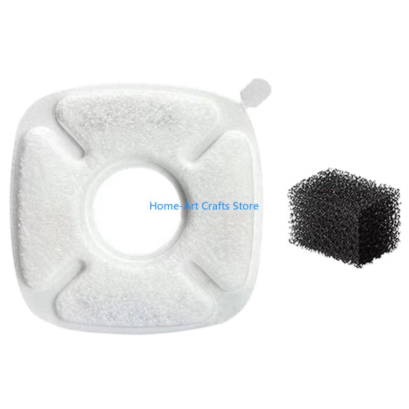 Y3NA 4 Pack Replacement Filters for Pet Water Fountain Improve Water Quality