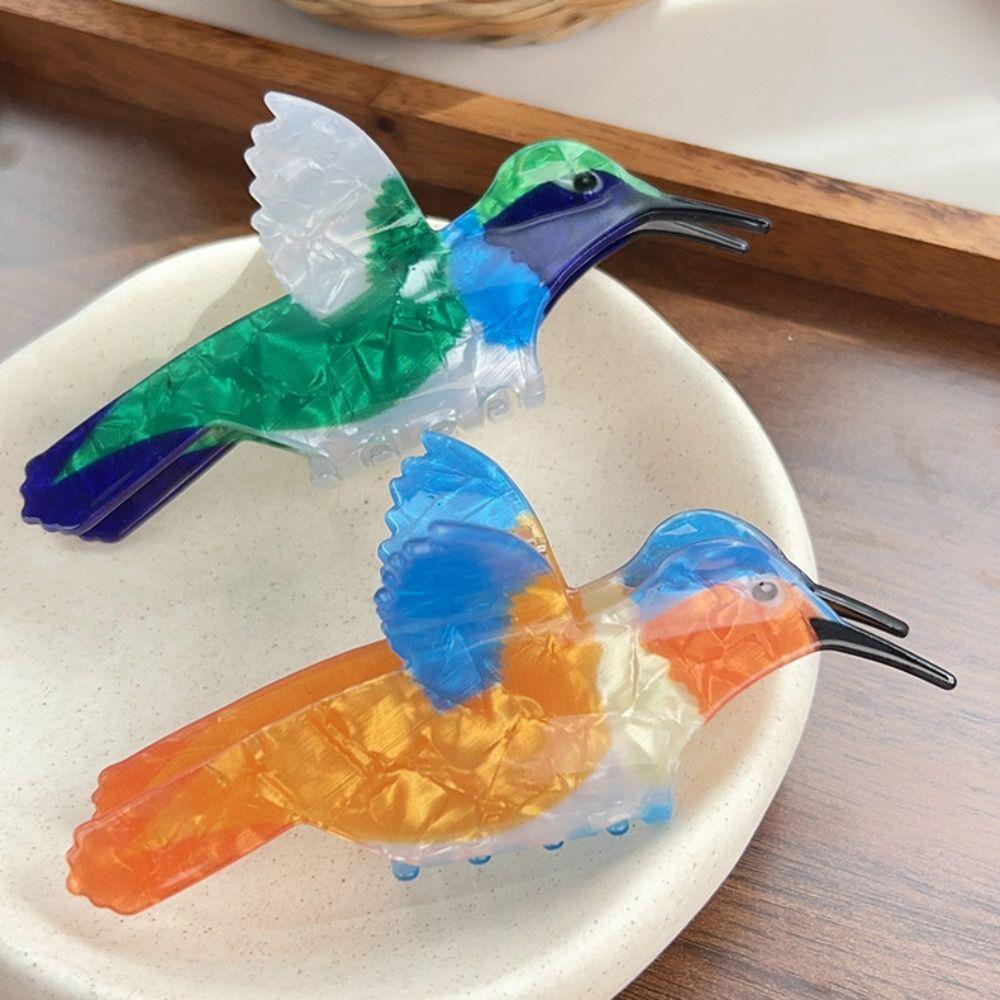 Headwear Acetate Hair Claw Creative Bird Shark Clip Creative Animal Hair Clip Girls